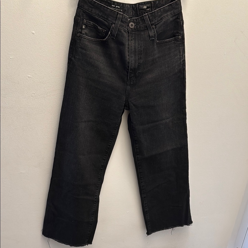 AG jeans Etta high waisted wide leg crop Jeans